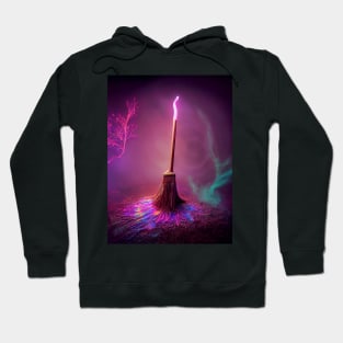 Magical Broomstick Working Its Magic Hoodie